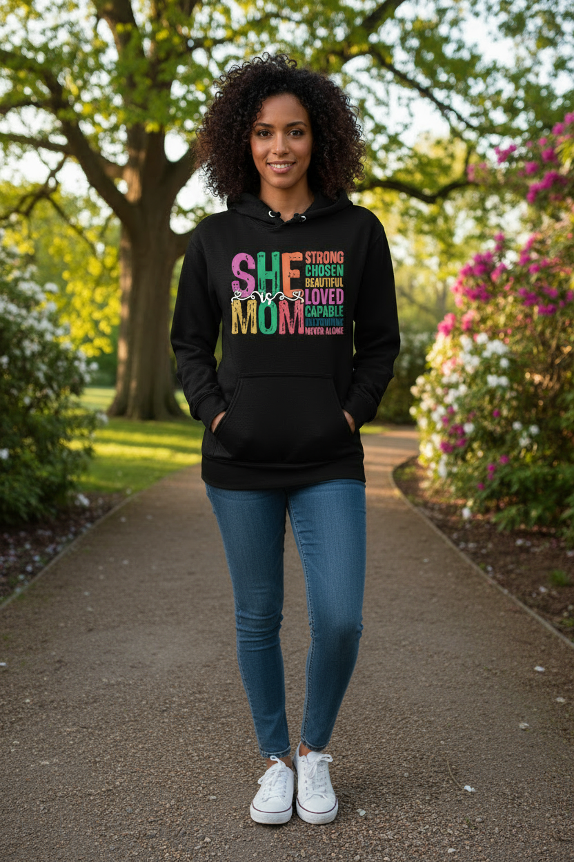 She is Mom Hoodie