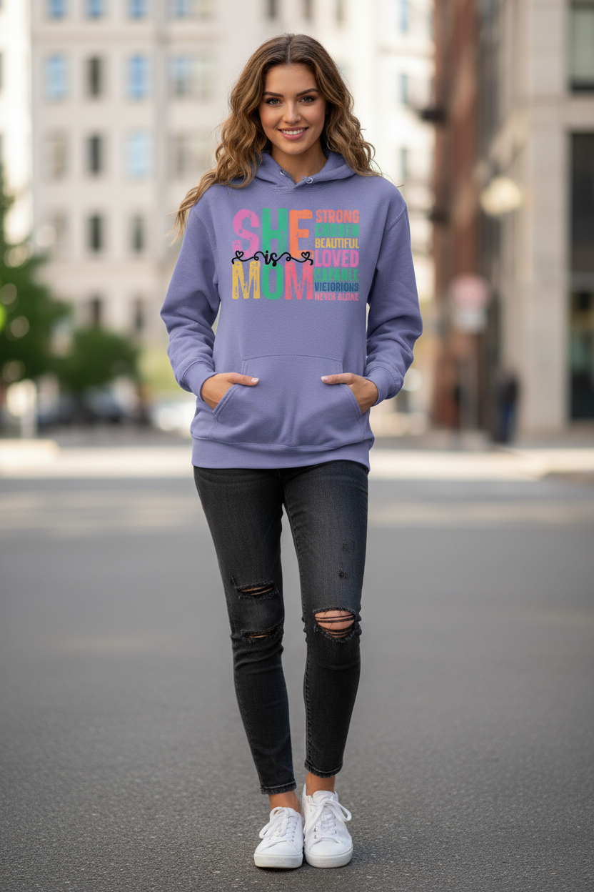 She is Mom Hoodie